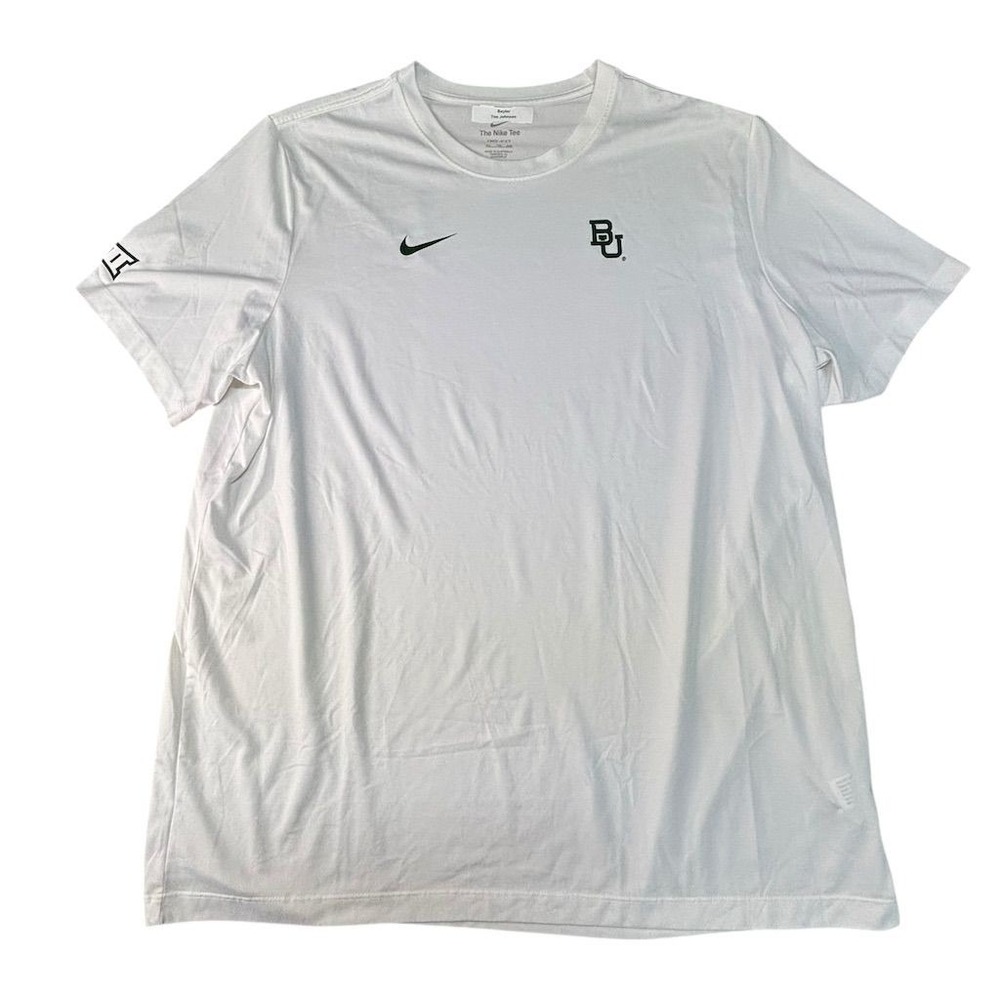 Nike Baylor‎ Bears Men's Dri-FIT T-Shirt White 2XL Short Sleeve